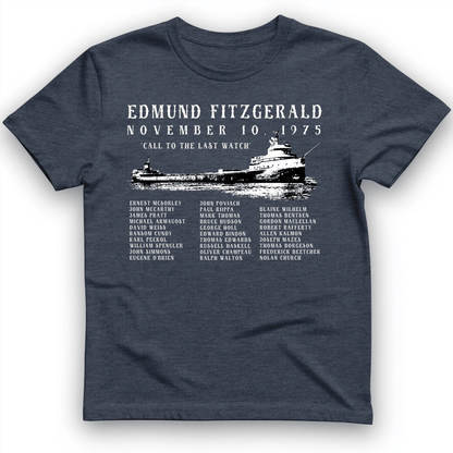 Edmund Fitzgerald T-Shirt Heather Navy / S