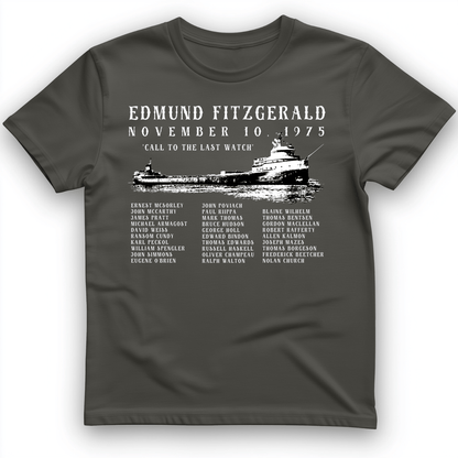 Edmund Fitzgerald T-Shirt Charcoal / S