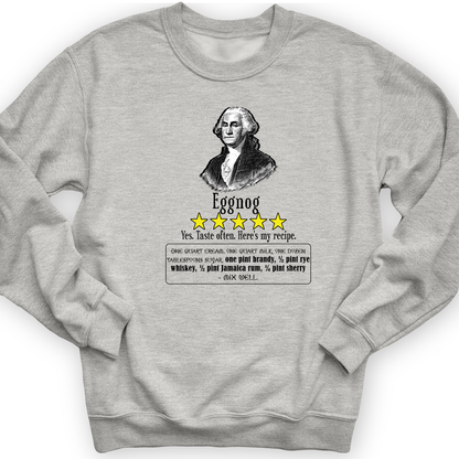 Eggnog George Washington Crewneck Sport Grey / S