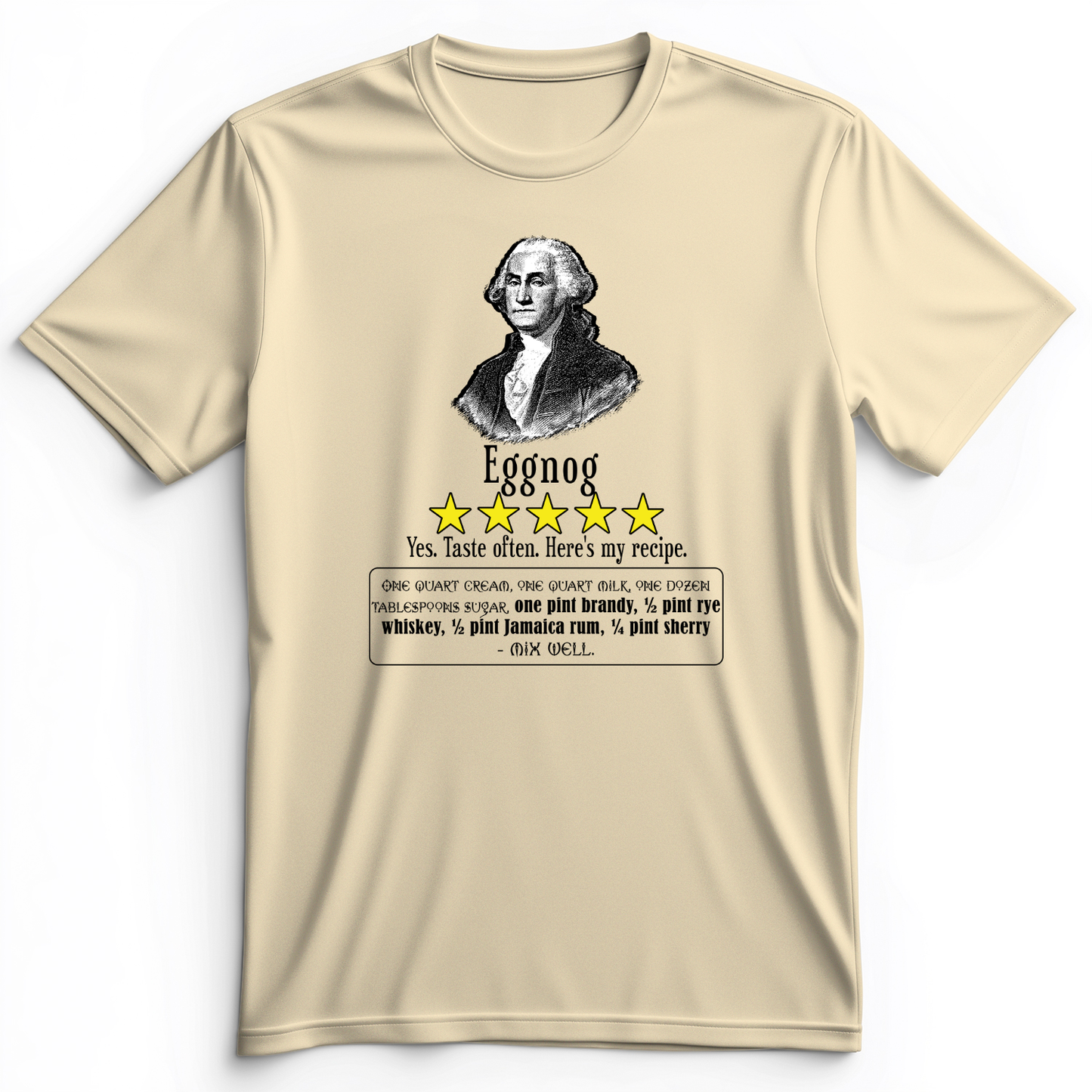 Eggnog George Washington Premium Tee Natural / S
