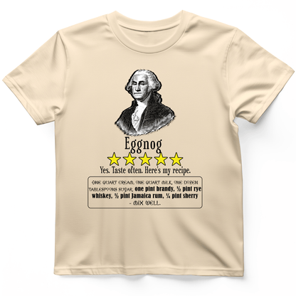 Eggnog George Washington T-Shirt Natural / S