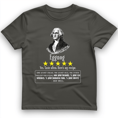 Eggnog George Washington T-Shirt Charcoal / S