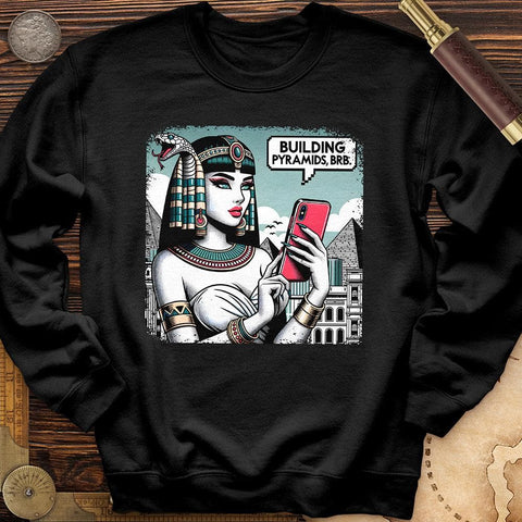 Egyptian Character Crewneck Black / S