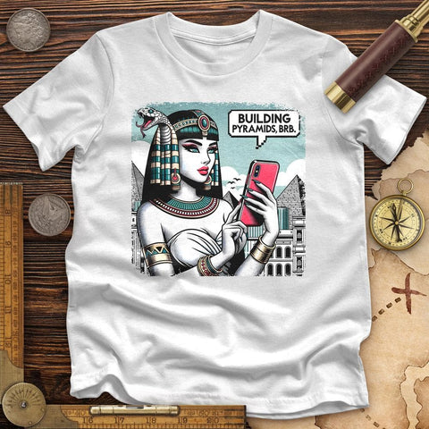 Egyptian Character High Quality Tee White / S