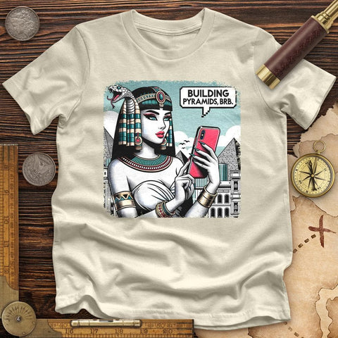 Egyptian Character High Quality Tee Natural / S