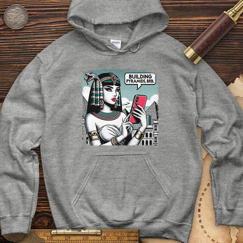 Egyptian Character Hoodie Sport Grey / S