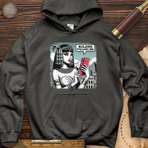 Egyptian Character Hoodie Charcoal / S