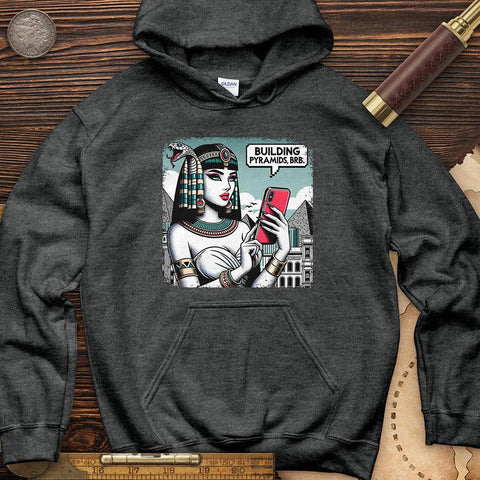 Egyptian Character Hoodie Dark Heather / S