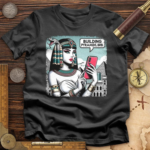 Egyptian Character T-Shirt Charcoal / S