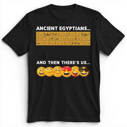 Egyptian Emoticons Premium Tee Black / S