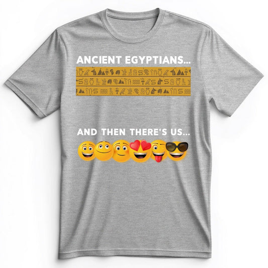 Egyptian Emoticons Premium Tee Athletic Heather / S