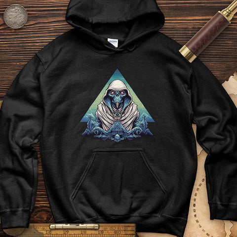 Egyptian God in a Pyramid Hoodie