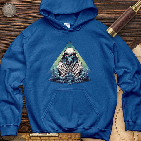 Egyptian God in a Pyramid Hoodie