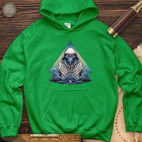 Egyptian God in a Pyramid Hoodie