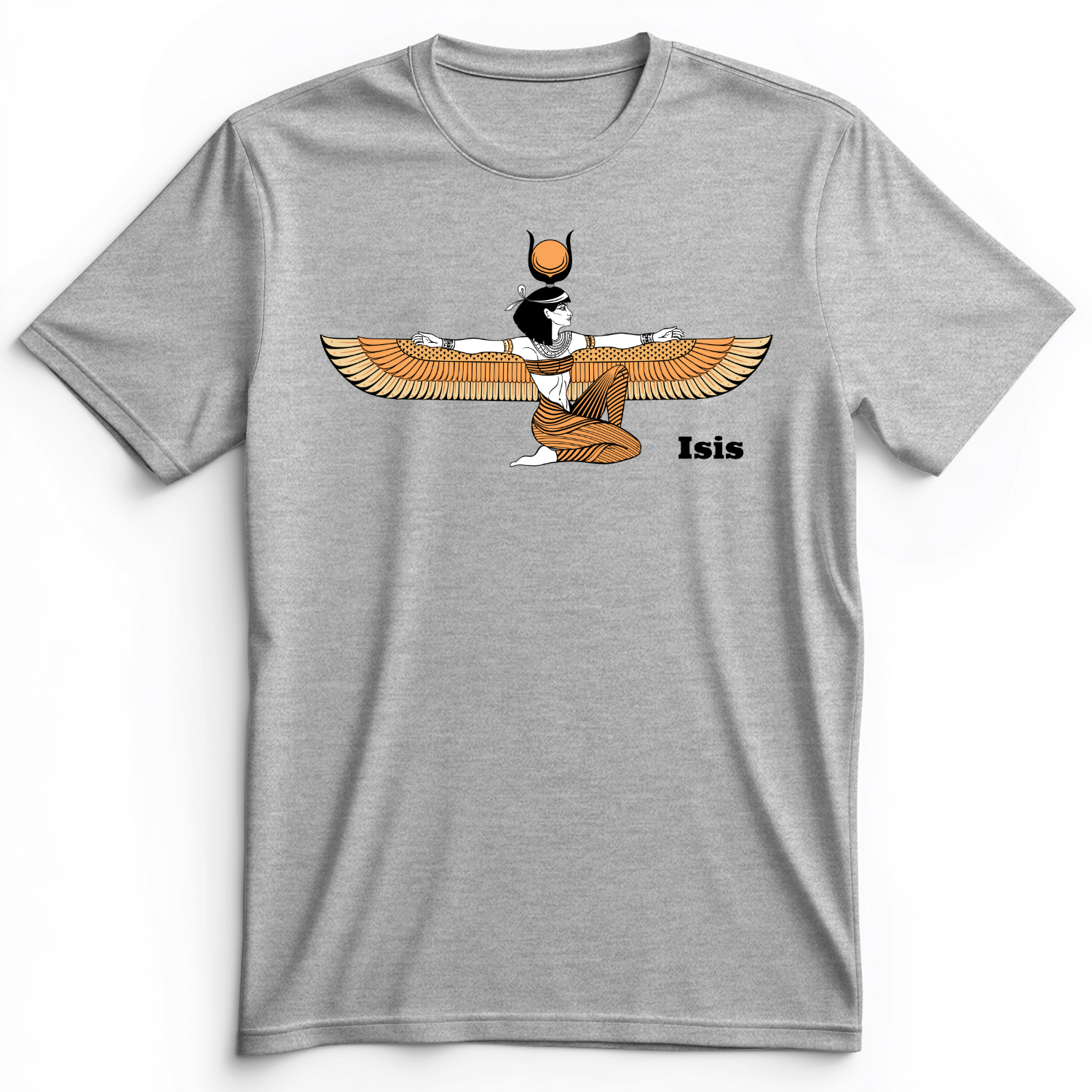 Egyptian God Isis Premium Tee Athletic Heather / S