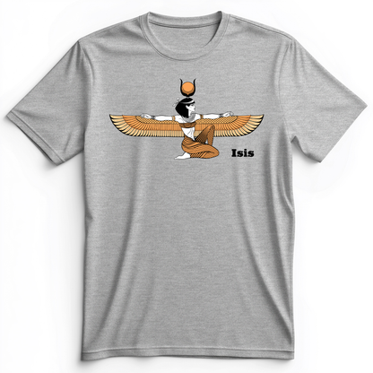 Egyptian God Isis Premium Tee Athletic Heather / S