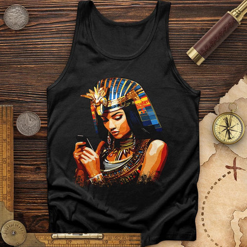 Egyptian Goddess Texting Tank Black / XS