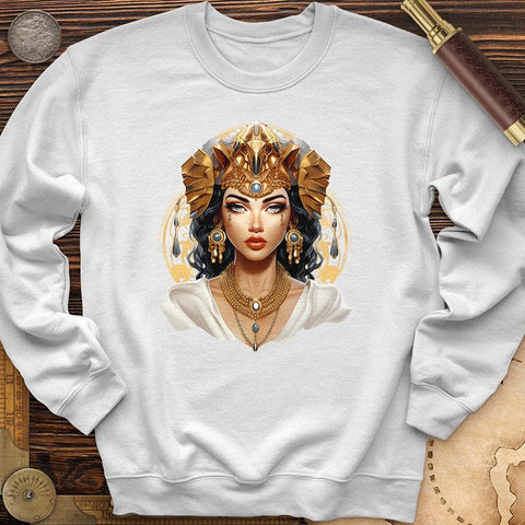 Egyptian Queen Crewneck White / S