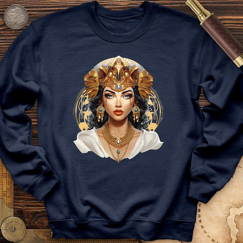 Egyptian Queen Crewneck Navy / S