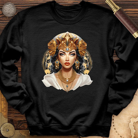 Egyptian Queen Crewneck Black / S