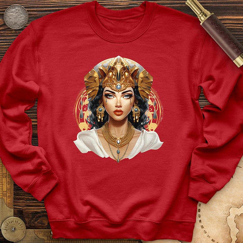 Egyptian Queen Crewneck Red / S