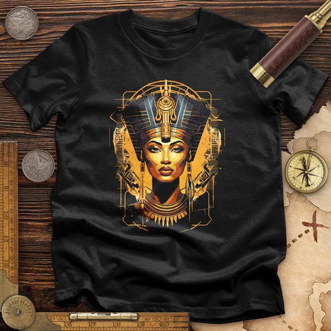 Egyptian Queen Decor High Quality Tee Black / S