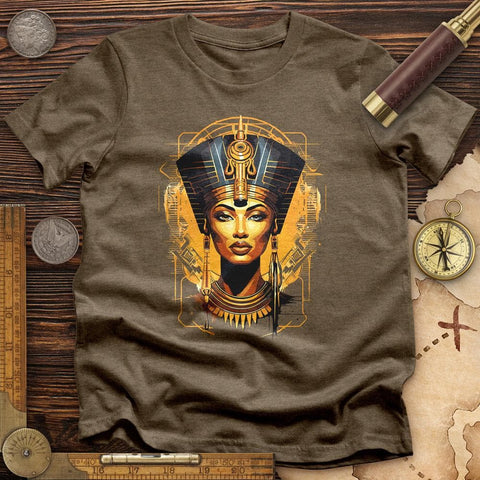 Egyptian Queen Decor High Quality Tee Heather Olive / S