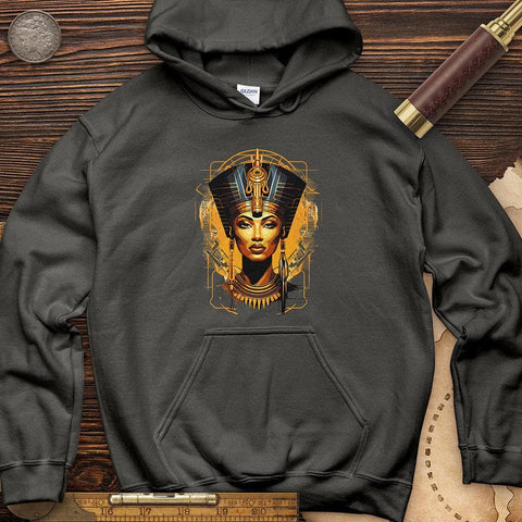 Egyptian Queen Decor Hoodie Charcoal / S