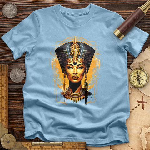 Egyptian Queen Decor T-Shirt Light Blue / S