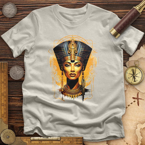 Egyptian Queen Decor T-Shirt Ice Grey / S