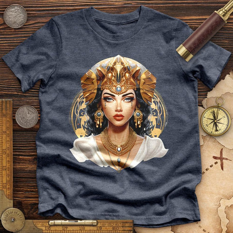 Egyptian Queen High Quality Tee Heather Navy / S