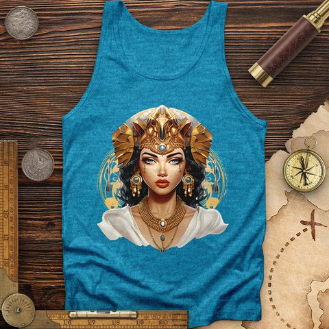 Egyptian Queen Tank Aqua TriBlend / XS