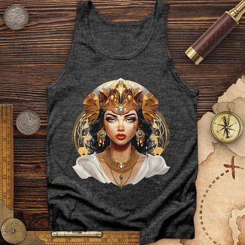 Egyptian Queen Tank Charcoal Black TriBlend / XS