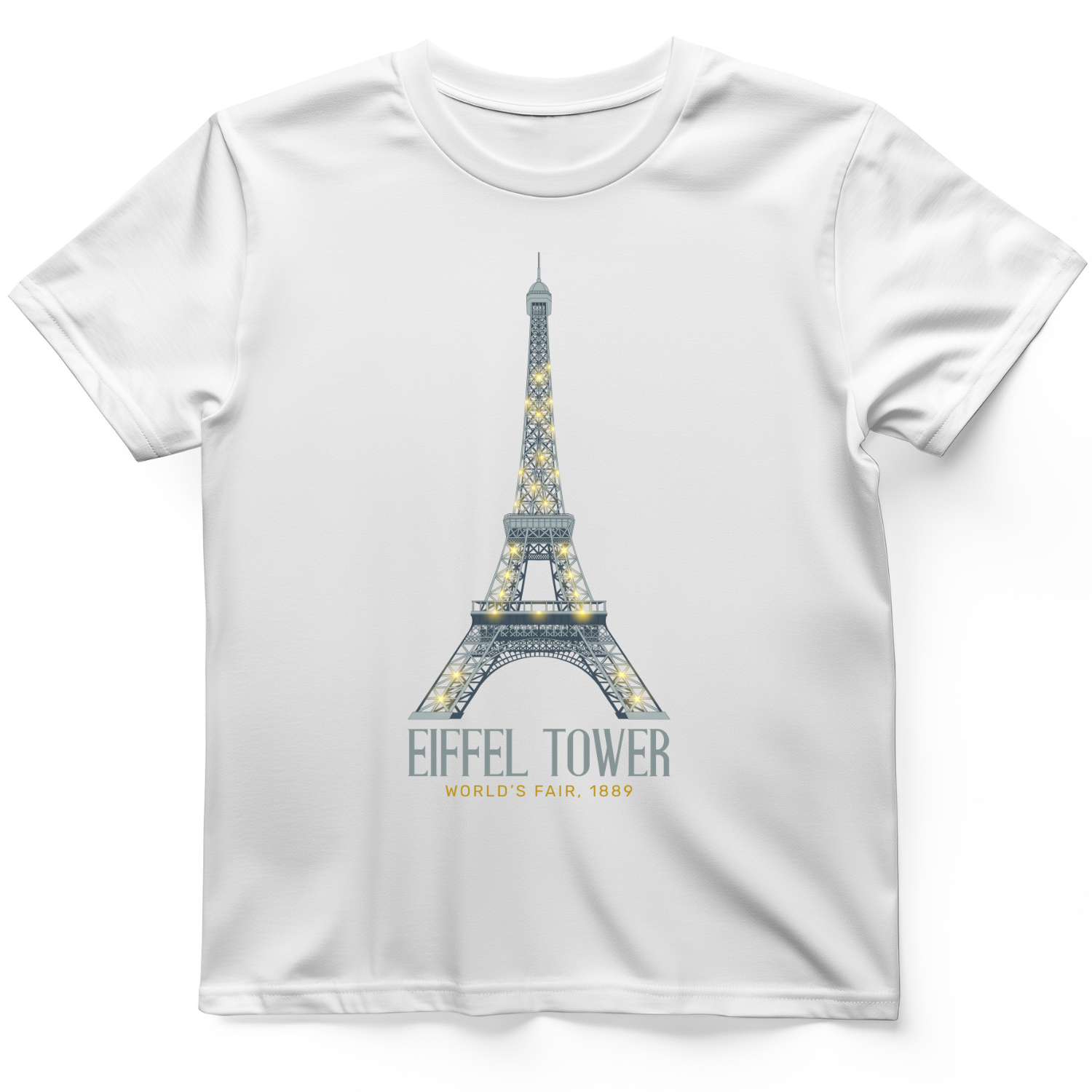 Eiffel Tower 1889 T-Shirt White / S