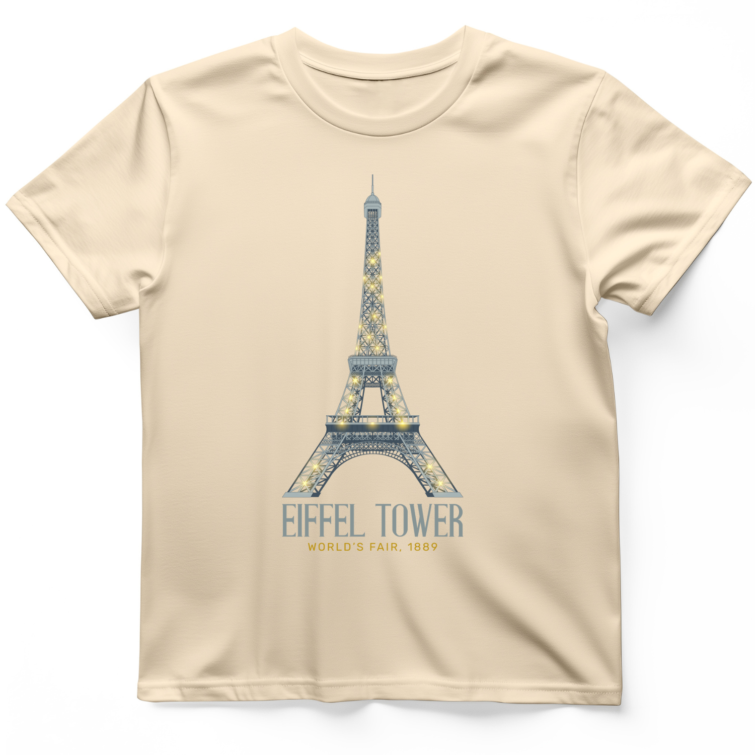 Eiffel Tower 1889 T-Shirt Natural / S