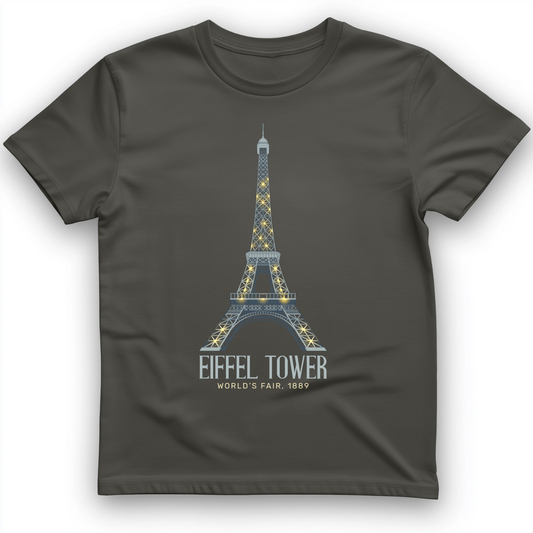 Eiffel Tower 1889 T-Shirt Charcoal / S