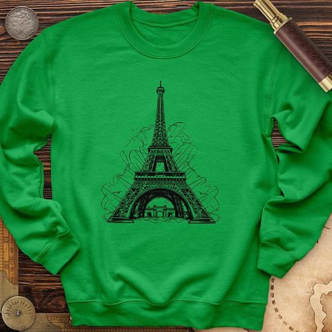 Eiffel Tower Crewneck Irish Green / S