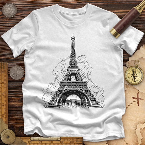 Eiffel Tower High Quality Tee White / S