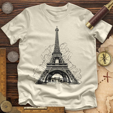 Eiffel Tower High Quality Tee Natural / S