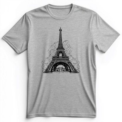 Eiffel Tower Premium Tee Athletic Heather / S