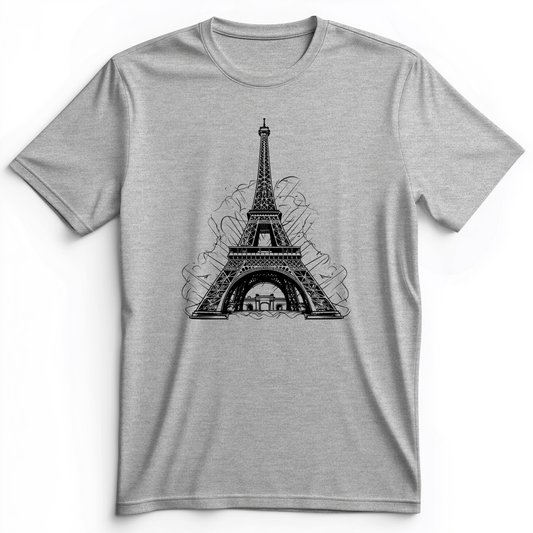 Eiffel Tower Premium Tee Athletic Heather / S