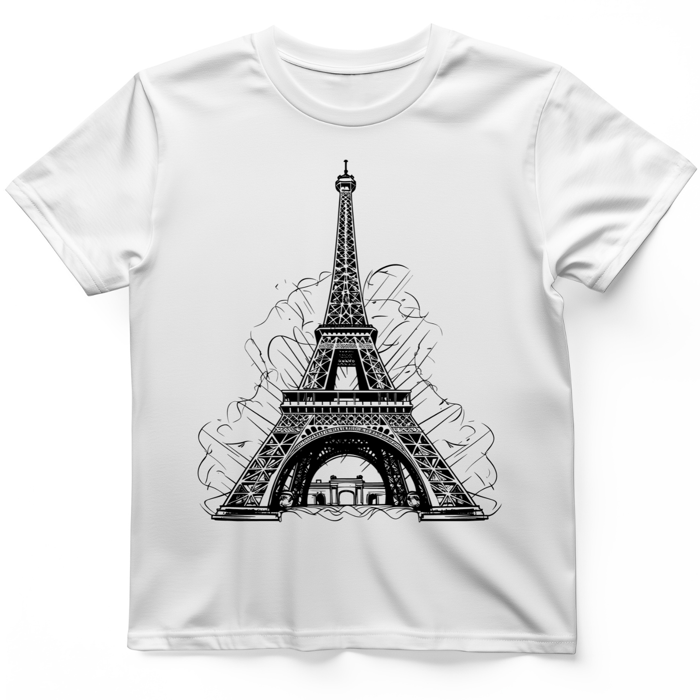 Eiffel Tower T-Shirt White / S