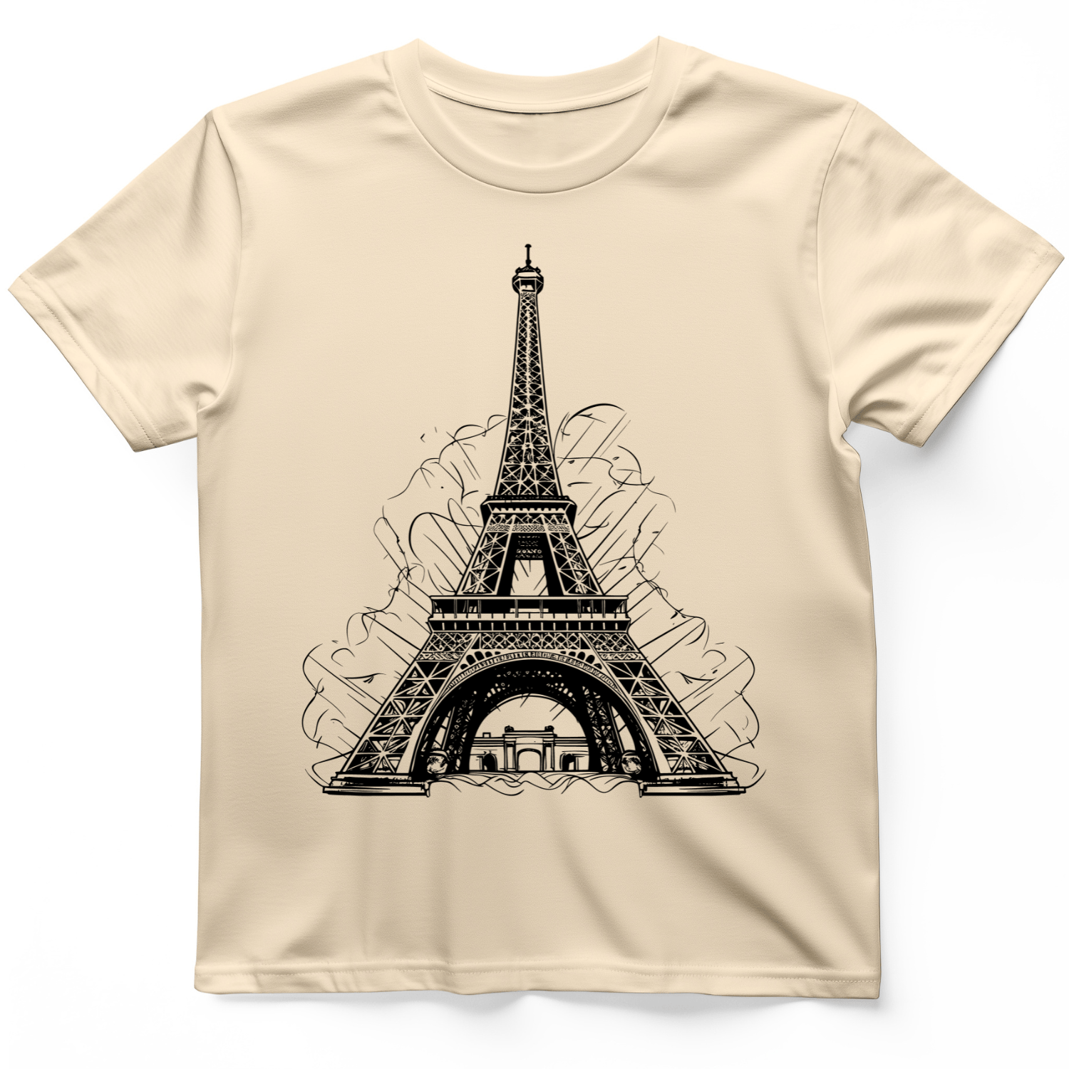 Eiffel Tower T-Shirt Natural / S