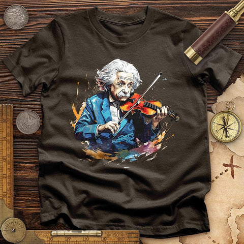 Einstein's Melody T-Shirt Dark Chocolate / S