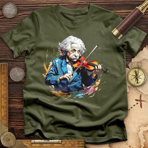 Einstein's Melody T-Shirt Military Green / S