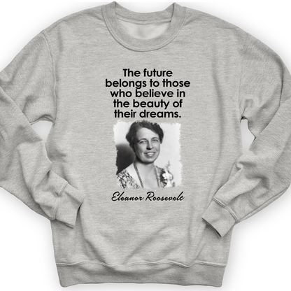 Eleanor Roosevelt Crewneck Sport Grey / S