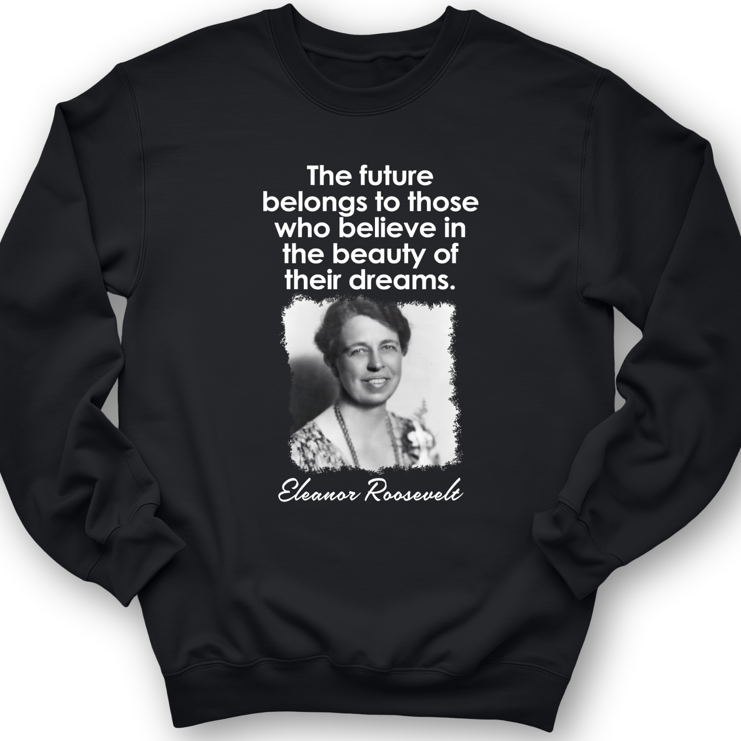 Eleanor Roosevelt Crewneck Black / S