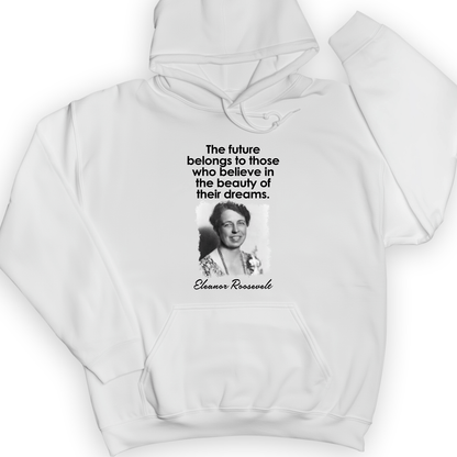 Eleanor Roosevelt Hoodie White / S