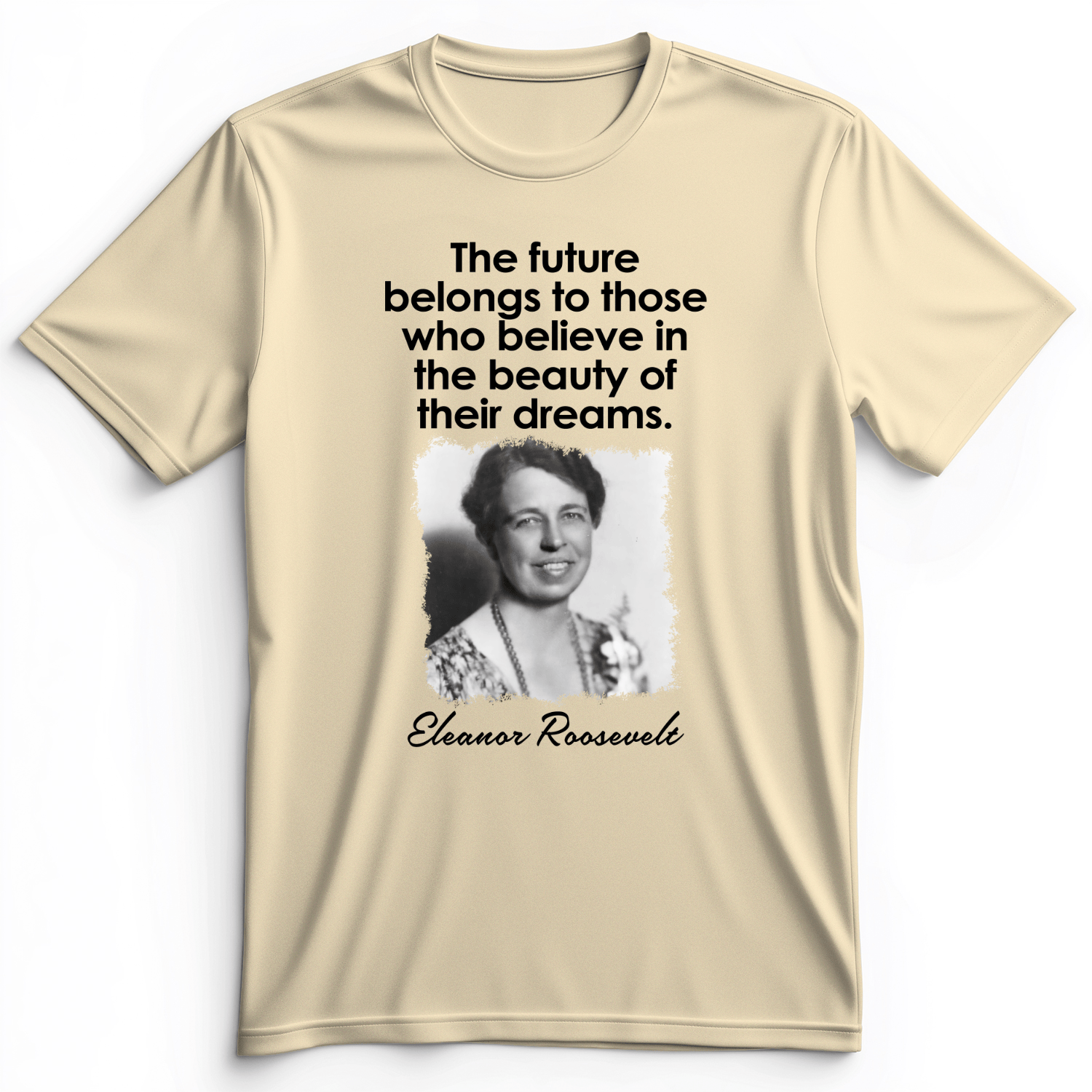 Eleanor Roosevelt Premium Tee Natural / S