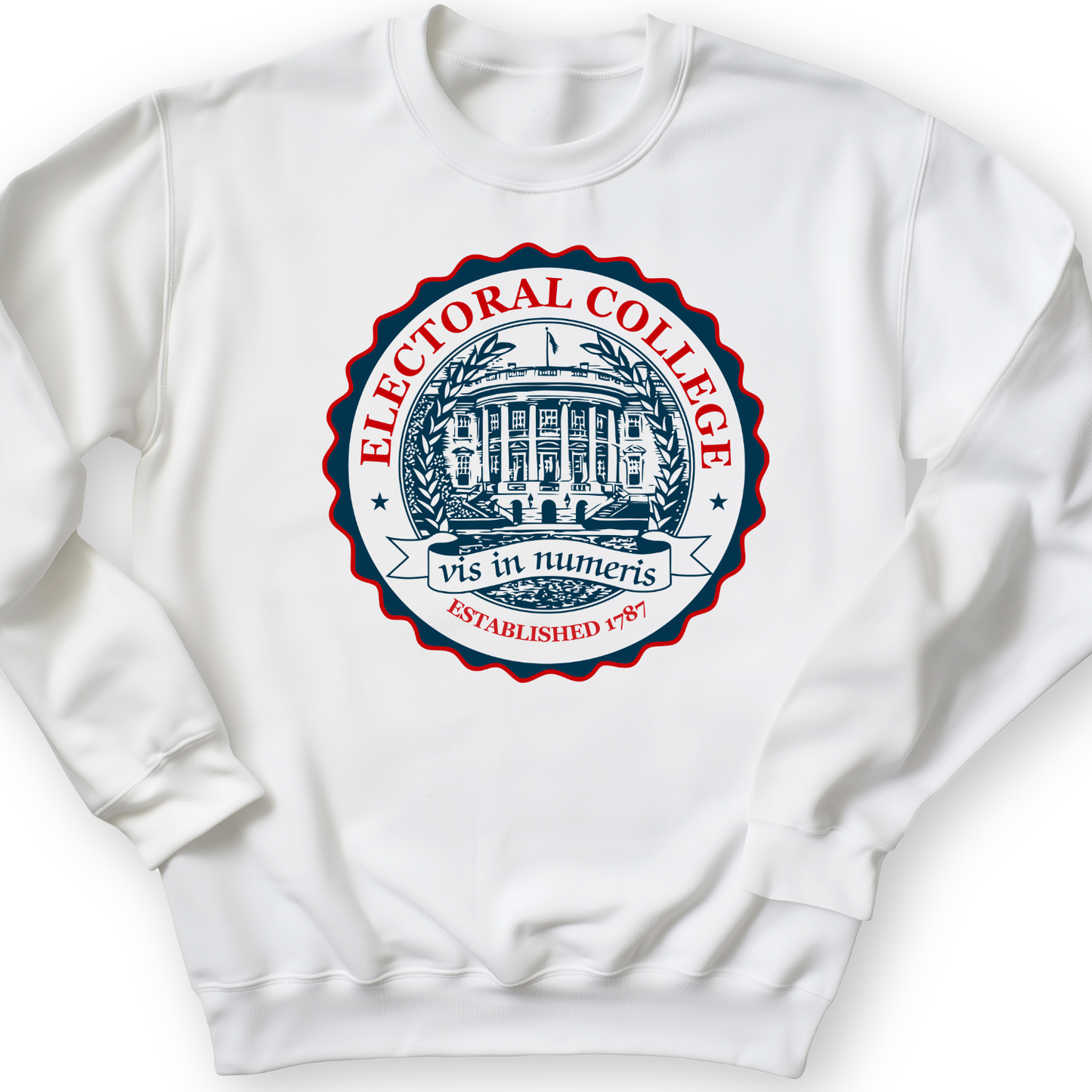 Electoral College Crewneck White / S